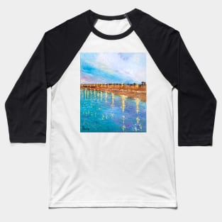 Barcelona. Coastal Lights Baseball T-Shirt